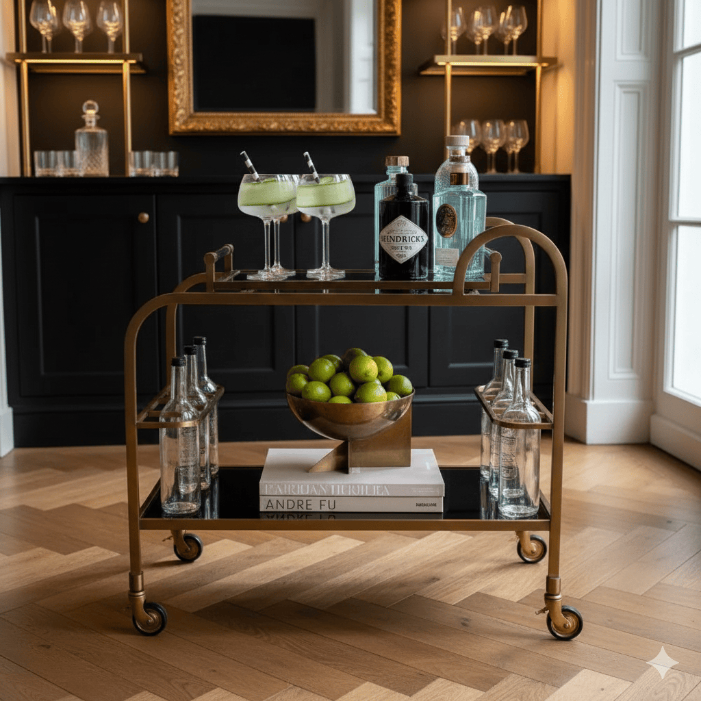 Luxury Home Bar Trolley