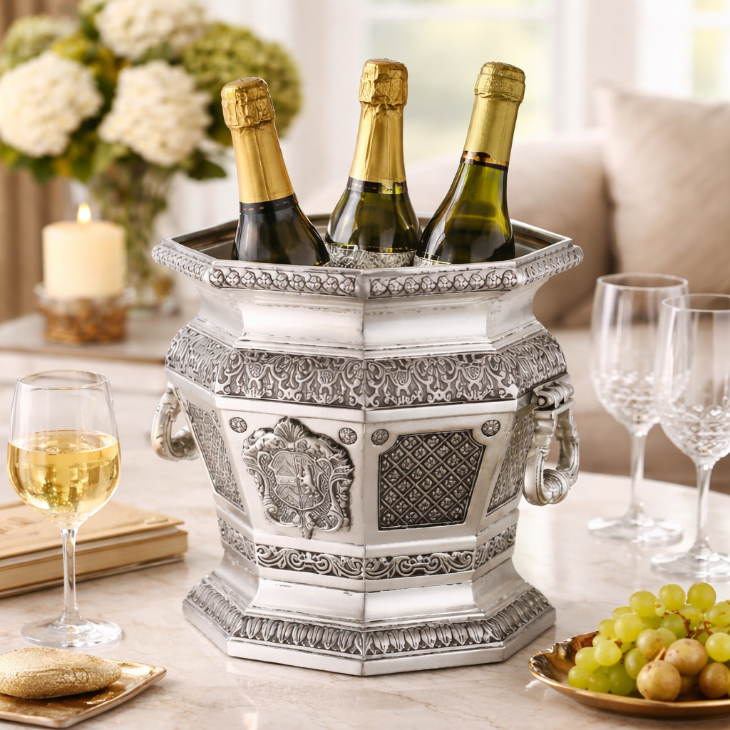 Antique Finish Champagne Cooler