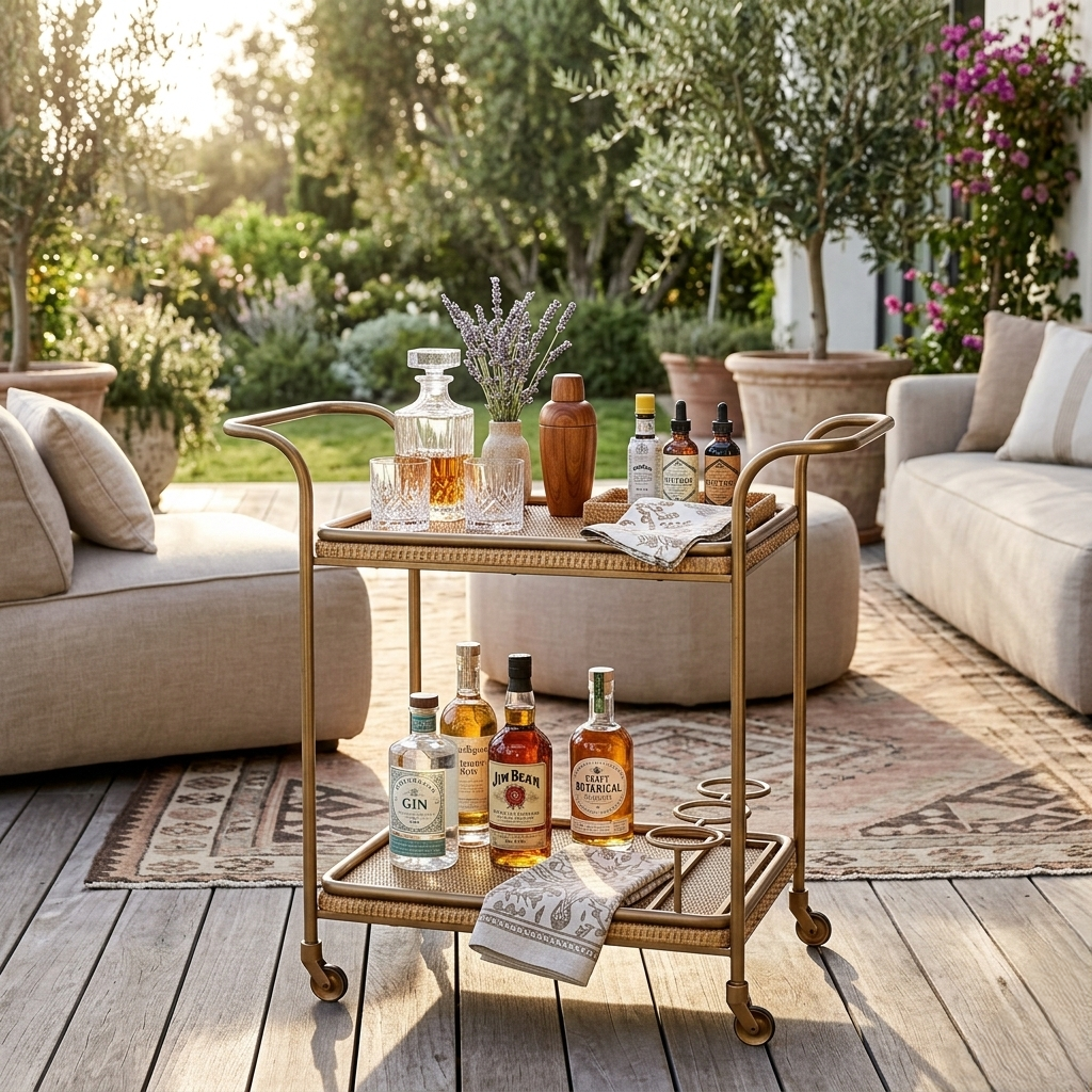 Art Deco Silhouette Trolley