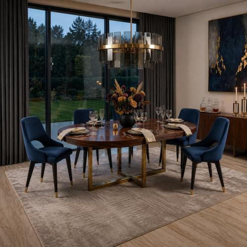 Dining Chair With Open-back Design