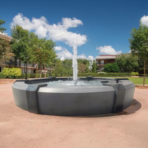 Luxury Dark Stone Baroque Fountain